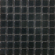 Мозаика Anthologhia Tulipano Nero керамика 30х30 см Appiani полуглянцевая чип 25х25 мм, nero, черный MOS 7010