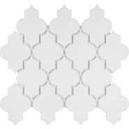 Мозаика KBO-1G (matt) керамика 26х27.5 см матовая, белый