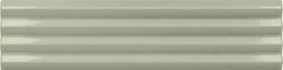 Настенная плитка Praia Tansy Green Glossy Equipe 5x20 глянцевая, рельефная (структурированная) керамическая 28471