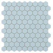 Мозаика Hex Nordic № 925 D Голубой (на сетке) (0,087м2)