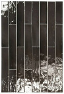 Настенная плитка Manacor Black 6.5x40 глянцевая керамическая