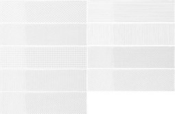 Декор Gradient Decor White Gloss (109165) 7,5х30 Wow глянцевый керамический