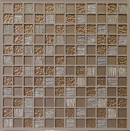 Мозаика Gloss Brown 2.3x2.3 стеклянная 30x30