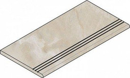 Ступень угловая Уайт Закруг.Грип 30x60 Лев/White Gradino Round Grip 30x60 SX керамогранит