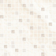 Мозаика 77 Crystile 29,5х29,5 керамика глянцевая, бежевый, белый 
