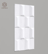 Стеновая декоративная панель Geometrium ECOGR0210W Alpine Walls под покраску 1200х600х25 мм