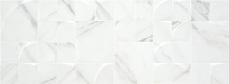 Настенная плитка Aston White Matt. White Rect Qube Keratile 33.3x90 матовая керамическая