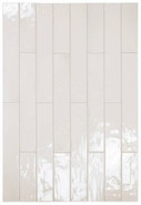 Настенная плитка Manacor White 6.5x40 глянцевая керамическая