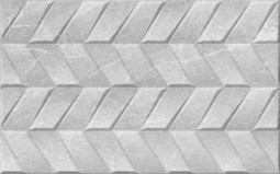 Настенная плитка Нова Серый Низ 04 25х40 (рельеф) Gracia Ceramica матовая керамическая 010100001574