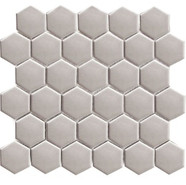 Мозаика Керамическая Hexagon small Grey Glossy (MT20116) 271х282х6