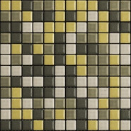 Мозаика Mix Standard Natura 2 керамика 30х30 см Appiani матовая чип 25х25 мм, бежевый, желтый, коричневый XNAT 702