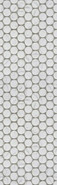 Мозаика RD.WH.LG.NT 290х290х6 Arch Skin матовая, белый, серый