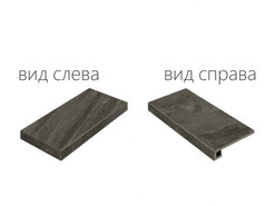 Ступень угловая Клаймб Графит Левая/Climb Graphite Scalino Angolare Sinistro керамогранит