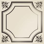 Декор Ad Personam Carre' Nero 50x50 Petracer`s матовый керамический TR CARRE 05