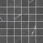 Мозаика Метрополис Империал Блэк керамогранит 30х30 см матовая, черный 610110000917