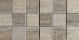 Мозаика Mk.AlenForest1530Mix 15х30 керамогранит матовая, коричневый, серый
