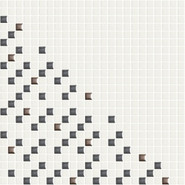 Мозаика Metrica Parallele 2 керамика 30х30 см Appiani глянцевая чип 12х12 мм, бежевый, коричневый, серый PARA002