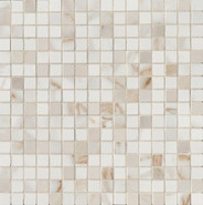 Мозаика Roma Gold Calacatta Oro Mosaico 30,5x30,5 керамика глянцевая, бежевый, белый 36970