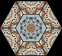 Декор Realonda Sevres Marron (16 дизайнов) 285х330мм керамогранит