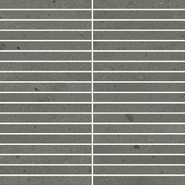Мозаика Italon Avantgarde Black Mosaico Strip керамогранит 30х30 см матовая черный 610110001210