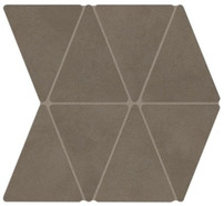 Мозаика Boost Natural Umber Mosaico Rhombus 36,7x33,8 керамогранит матовая, коричневый A7CQ