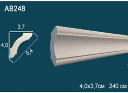 Перфект Карниз потолочный гладкий AB248F