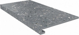 Ступень фронтальная SG632820R/GCF клееная Терраццо Серый Темный 33x60x0,9 керамогранит матовая Kerama Marazzi