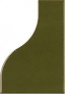 Настенная плитка Curve Garden Green Gloss Equipe 8.3x12 глянцевая керамическая 28850