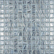Мозаика Glitter Blue №7800 (на сетке) стекло 31.7х31.7 см Vidrepur глянцевая чип 25х25 мм, синий С0006241