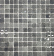 Мозаика QN-019 AS стекло 31.7х31.7 см антискользящая чип 2.5х2.5 мм, серый