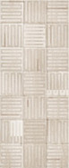 Настенная плитка Rhodes Beige Бежевый 02 (sugar) 25x60 Gracia Ceramica матовая, рельефная керамическая 010100001526