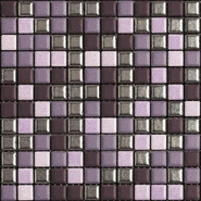Мозаика Mix Standard Metropolitan 2 керамика 30х30 см Appiani матовая чип 25х25 мм, серый, сиреневый, фиолетовый XMBM 702