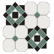 Керамогранит Грейс Ф-(01/29/19) 34.6х34.6 Metlaha матовый напольная плитка