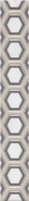 Бордюр AD/A403/6343 Гран Пале 6х40 Kerama Marazzi глянцевый керамический