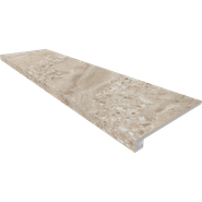 Комплект (Ступень OM02 (33x120) непол. (прямоугол. бортик) без насечек + Подступенок (14,5x120)) 69391