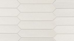 Настенная плитка Lanse White 5x25 Equipe матовая керамическая 27481