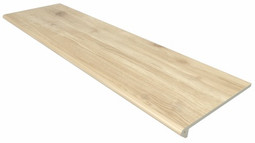 Ступень фронтальная Peldano Redondo Rodeno Roble Liso 33x120 керамогранит матовая Gres de Aragon