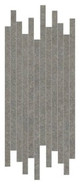 Мозаика Boost Mineral Smoke Brick 30x60 керамогранит матовая, серый AIG2