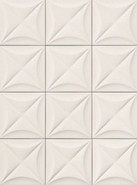 Настенная плитка 4D Flower White 20х20 керамическая