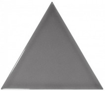 Настенная плитка Triangolo Dark Grey Equipe 10.8х12.4 глянцевая керамическая 23817