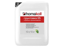 Грунтовка Homakoll 05 глубокого проникновения, водно-дисперсионная 10кг
