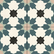 Керамогранит Flor Blue Pre. 45x45 Kerlife-Navarti матовый напольная плитка