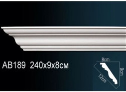 Перфект Карниз потолочный гладкий AB189