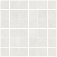 Мозаика Living Ceramics Floss Mosaic Bone Anti-Slip 30x30 керамогранит чип 55х55 мм, белый, серый LV11427