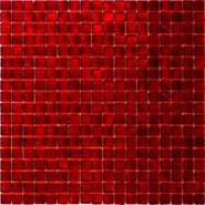 Мозаика Sagitta-8 стекло 29.5х29.5 см глянцевая чип 15х15 мм, красный