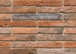 Настенная плитка Рядовой элемент Кирпич Каталонский 24.14.Р (03) шов 10, 5.2х43.7 Охра Феодал рельефная (структурированная) 00000040033