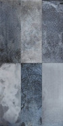 Настенная плитка Fs Raku Blue 20x40 глянцевая керамическая
