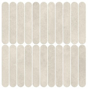 Мозаика Boost Expression Ice Mosaico Ellipse 37x37,8 керамогранит Atlas Concorde Italy матовая, серый AYY5