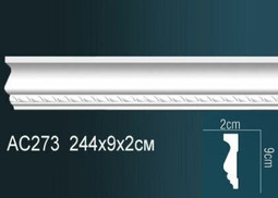 Молдинг AC273 (35) с рисунком Перфект полиуретан