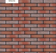 Клинкерная Metallic Marron 6x24 Lopo матовая Clay brick настенная плитка WFS6704